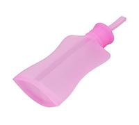 Contenedor de Leche Materna Bolsa de Leche Materna de Silicona Reutilizable Conveniente Bolsa de Jugo de Vegetales de 250 Ml (Rosa)