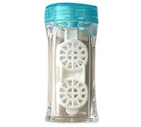 Contenedor de lentes multiusos, fácil de viajar, versátil, funda de contactos para mujeres y niñas, compatible con solución multiusos