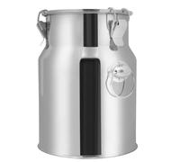 Contenedor de líquido de acero inoxidable, lata de transporte sellable duradera para almacenamiento de aceite de vino y leche