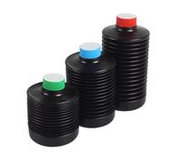 Contenedor de líquido fotográfico a prueba de luz Diseño comprimible Durabilidad Construcción de HDPE para fotografía Laboratorio Desarrollo de películas Cuarto oscuro Botella de almacenamiento de