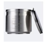 Contenedor De Molienda Planetaria De Acero Inoxidable 304 De Laboratorio, Tarro De Molino De Bolas De Alta Dureza De Una Sola Pieza Sin Esquinas Muertas for Fresado En Seco Húmedo Y Pruebas(250ml)
