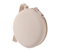Contenedor de monedas flexible para artículos cotidianos, diseño ligero, perfecto para viajes, actividades al aire libre y viajes de silicona para monedas, Blanco abeja