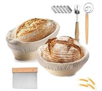 Contenedor de Pan Natural,Paneras para Guardas,Caja de Pan,Incrementa Tiempo de Frescura,Conserva Aroma del Pan Fresco,Cocina Mesa Encimera Guardar ReposteríA,Visualizada para Tostado