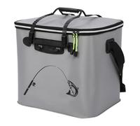 Contenedor de pesca para señuelos, soporte para pesca de pesca, cubo de pesca para caminatas, contenedor de peces en bote, paga de peces portátil, bolsa de engranaje de pesca, contenedor de agua para