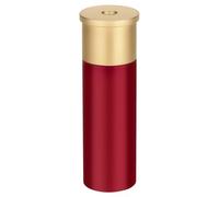 Contenedor de píldoras impermeable portátil pequeño EDC píldora botella cápsula tubo para exteriores, camping, viajes (rojo)