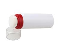 Contenedor de polvo para bebé con cabezal de limpieza para viajes y uso doméstico, diseño compacto, disfruta de un aplicador de polvo infantil fácil de transportar