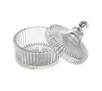 Contenedor de polvo para polvo, de maquillaje de vidrio, tarro de polvo corporal con tapa, almacenamiento de cosméticos, para mujeres, niñas, baño, ducha, maquillaje, cuidado de la piel, baño