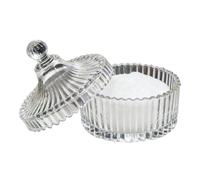 Contenedor de polvo para polvo: tapa hermética técnica, recipiente de peso masivo de 745 g, receptáculo de aseo semántico profundo, característica de materiales secundarios, cuenco resistente para