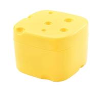 Contenedor de queso en rodajas - Pequeño organizador lindo, contenedor de almacenamiento de queso rebanado de cocina | Contenedor de alimentos portátil con tapa, de conservación de frescura para