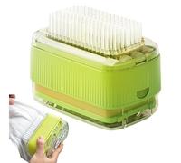 Contenedor de Recarga - Caja de jabón | Dispensador de Espuma para jabón de Manos | Caja de jabn de 3,54 x 3,94 Pulgadas para lavandería con Rodillo | Limpieza de Cepillo dispensador de Espuma portát