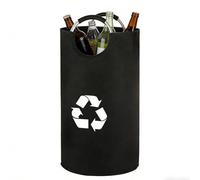 Contenedor De Reciclaje Para Interiores - Almacenamiento Resistente Plegable Oxford 82 L, Bote Basura Gran Capacidad, Solución Clasificación Residuos Reforzada | Latas Vidrio, Botellas, Basura, Hogar,