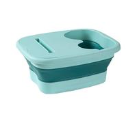 Contenedor de remojo de piernas: limpieza de inmersión extra profunda, cómoda piscina de bienestar | Buque de metro hidráulico de apoyo plegable, cubo de saturación de recuperación amigable para viaje
