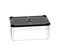Contenedor de reptiles, jaula de reptiles, tanques apilables para serpientes, hábitat pequeño para reptiles, de cría, recinto de anfibios, cubierta deslizante para serpiente/dragón barbudo