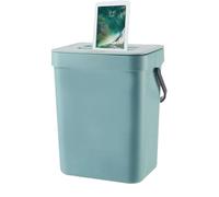 Contenedor de residuos de alimentos - elegante dispensador de pañuelos flotante, tapa de moda que ahorra espacio, de Durables | Caja de almacenamiento multifuncional para compresas sanitarias con tapa