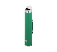 Contenedor de residuos de colillas de cigarrillos montado en la pared para exteriores, contenedor para colillas de cigarrillos para exteriores, cenicero sin humo, mantiene limpia tu patio (verde)