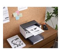 Contenedor de residuos HP para impresoras LaserJet Flow M577 y PageWide Enterprise 556/586/E58650, negro y gris, 280x158 mm