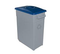 Denox DEN019 Contenedor Zeus 65 litros Cerrado, Azul, 585x290x670 mm