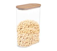 Contenedor De Sello De Cereal,De Almacenamiento De Granos,Dispensador de arroz transparente - Grano de calidad alimentaria con de conservación de tapa, de fideos, tarro sellado para aperitivos