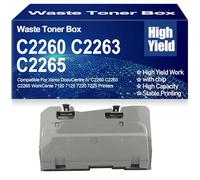 Contenedor de tóner Residual Compatible C2260 C2263 C2265 WC7120 008R13089 de Alto Rendimiento para Xerox DocuCentre IV C2260 C2263 C2265 WorkCentre 7120 7125 7220 7225,8R13089-1PC