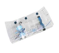 Contenedor de transporte de pescado, s de pesaje de pescado transparente - de pescado para pescado atrapado,Escala UV clara, observación de envasado transparente para observar el senderismo de mochile