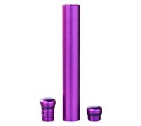Contenedor De Tubo - Tubo Doob De Aluminio | Tubos De Almacenamiento De Metal 11x1.4cm, Organizador Portátil Y De Bolsillo, De Pastillas Hermético-Plata Líquido Pendientes Collar Bra