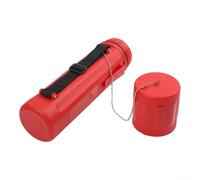 Contenedor de varilla de soldadura, capacidad de 4,5 kg, tubo de almacenamiento a prueba de humedad con correa para el hombro, soporte para electrodos MMA cubo de aislamiento (3 rojos)