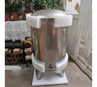 Contenedor de vejiga vertical de acero inoxidable 304 de 16, 26, 42, 53, 66, 79, 132 y 185 galones for bombas de pozo, tanque de refuerzo de acero inoxidable for pozos de agua(250L/66Gal)