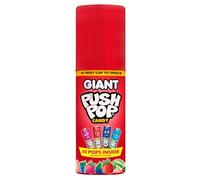 Contenedor gigante de Push Pop con paquete variado de piruletas envueltas individualmente para el regreso a clases, 10 chupones para piruletas en varios sabores afrutados, caramelos/suministros