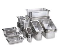 APS 81702 Recipiente GN 2/3, acero inoxidable Recipiente Gastronorm, dimensiones 325 x 355 mm/altura 65 mm/volumen 5,5 litros