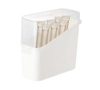 Contenedor hermético para lácteos, soporte de conservación a prueba de fugas, organización de refrigerador con tapa segura, unidad de almacenamiento de alimentos con base antideslizante, conservador