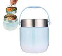 Contenedor isotérmico de alimentos | Capacidad 1200 ml Soporte para comidas conveniente, de comida isotérmica portátil impermeable para viajes, deporte, gimnasio, playa, senderismo, camping