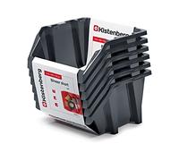 Contenedor KBISS22-S411: cubeta negra corta 214x198x133mm 6 piezas KBISS22 CAJAS