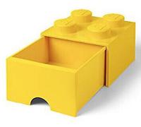 Contenedor lego Brick 4 Cajón Amarillo Room Copenhagen