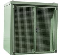 Contenedor para bombonas de gas, resistente al fuego eurokraft pro, para 35 bombonas de 230 mm de Ø