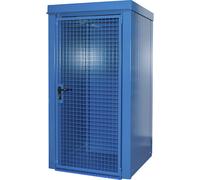 Contenedor para bombonas de gas, resistente al fuego eurokraft pro, para 9 bombonas de 230 mm de Ø