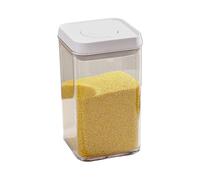 Contenedor para cereales, tarros sellados transparentes, tarro sellado apilable transparente para arroz, comida para mascotas, panaderos, despensa, organizadores de frutas secas, condimentos