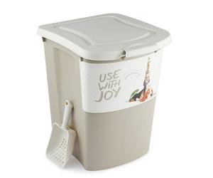 Contenedor para conservación de alimentos Rotho Beige 38 L