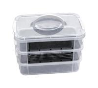 Contenedor para Cría de de la Harina Contenedor con Malla Transparente