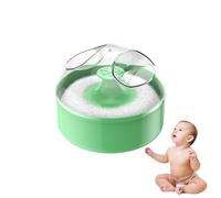 Contenedor para espolvorear con respiración - respiración respiración con custodia, aplicador de polvo y dispensador de polvo transparente delicado | Soporte portátil para edredón de polvo,