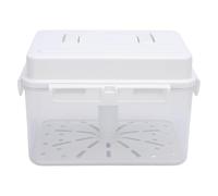 Contenedor para Fermentación de Kimchi 5L, Capacidad Grande, Diseño Rectangular Transparente, Buen Sellado - Fácil Limpieza, Placa de Presión Elástica, Ideal para Cocina Casera (ARTE)