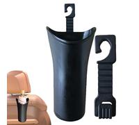 Contenedor para vehículo, soporte para paraguas colgante, cilíndrica de almacenamiento plegable, accesorio de gancho interior para asiento trasero, función de recogida de drenaje de agua suave