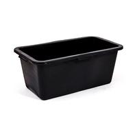 Contenedor plástico negro de la casta de los constructores de la caja de mezcla del mortero 60 L