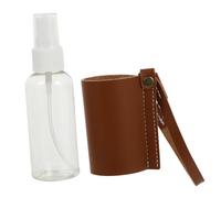 Contenedor Porta Llavero de Viaje 60ml Marrón Pu Pet 1 Set