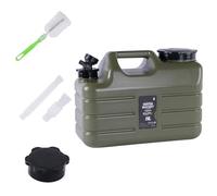 Contenedor portátil de Almacenamiento de Agua de 11 litros, Material de Polietileno de Alta Densidad, Tanque Duradero de alimenticio con Espiga y Tapa roscada | Cubo de Agua de Camping para