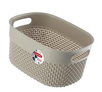 Contenedor reciclado Curver Filo de plástico 3,5 L, beige