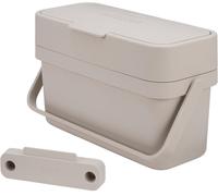 Contenedor rectangular para residuos orgánicos de 4 l (gris claro) - JOSEPH JOSEPH