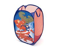 ARDITEX Cesta Plegable Infantil Los Vengadores, Organizador Rectangular con Asas para Almacenaje de Ropa y Guardar Juguetes, Flexible, Ligero y Resistente 36 x 36 x 58 cm