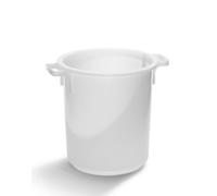 Contenedor redondo de PEAD, apto para alimentos capacidad 40 l, altura x diámetro exterior arriba 455 x 420 mm