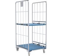 Contenedor rodante, encajable de 2 lados, Ergo