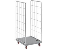 Contenedor rodante higiénico eurokraft pro, acero inoxidable